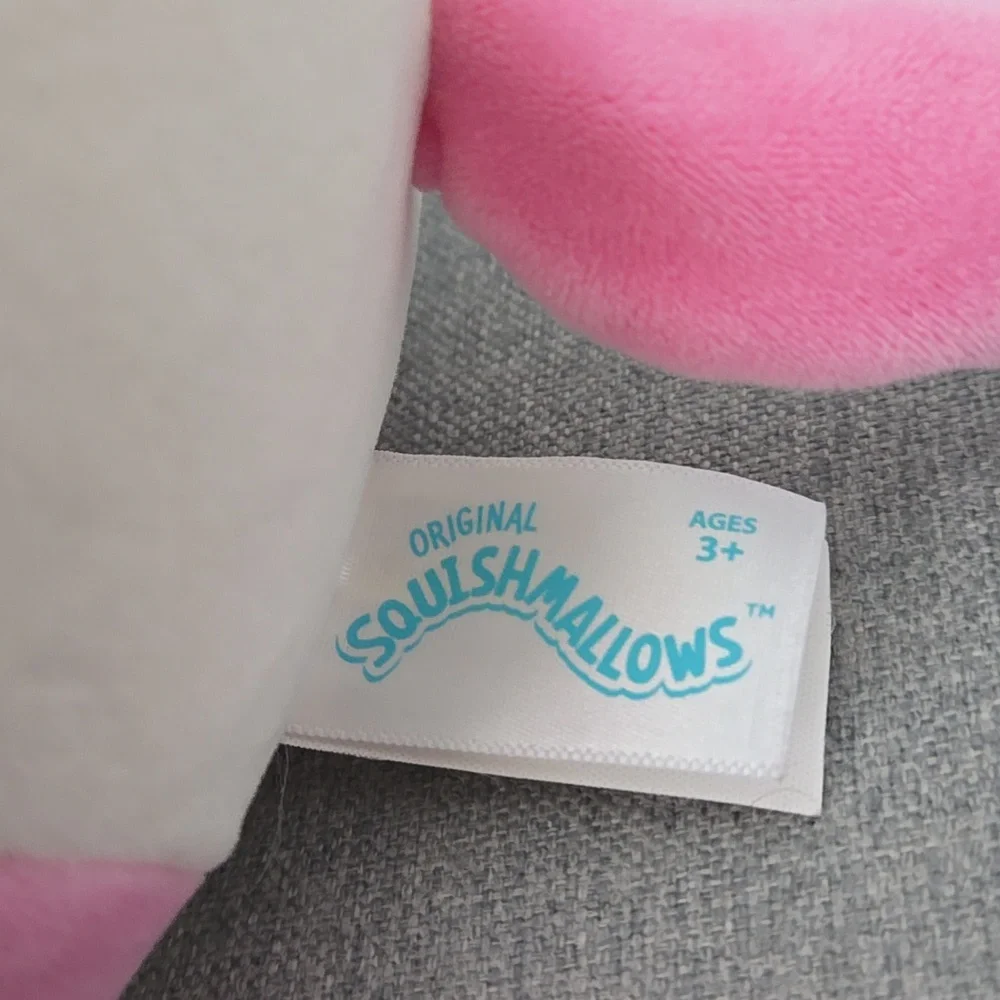 Squishmallows Cat Toy with Pink and Blue Ears